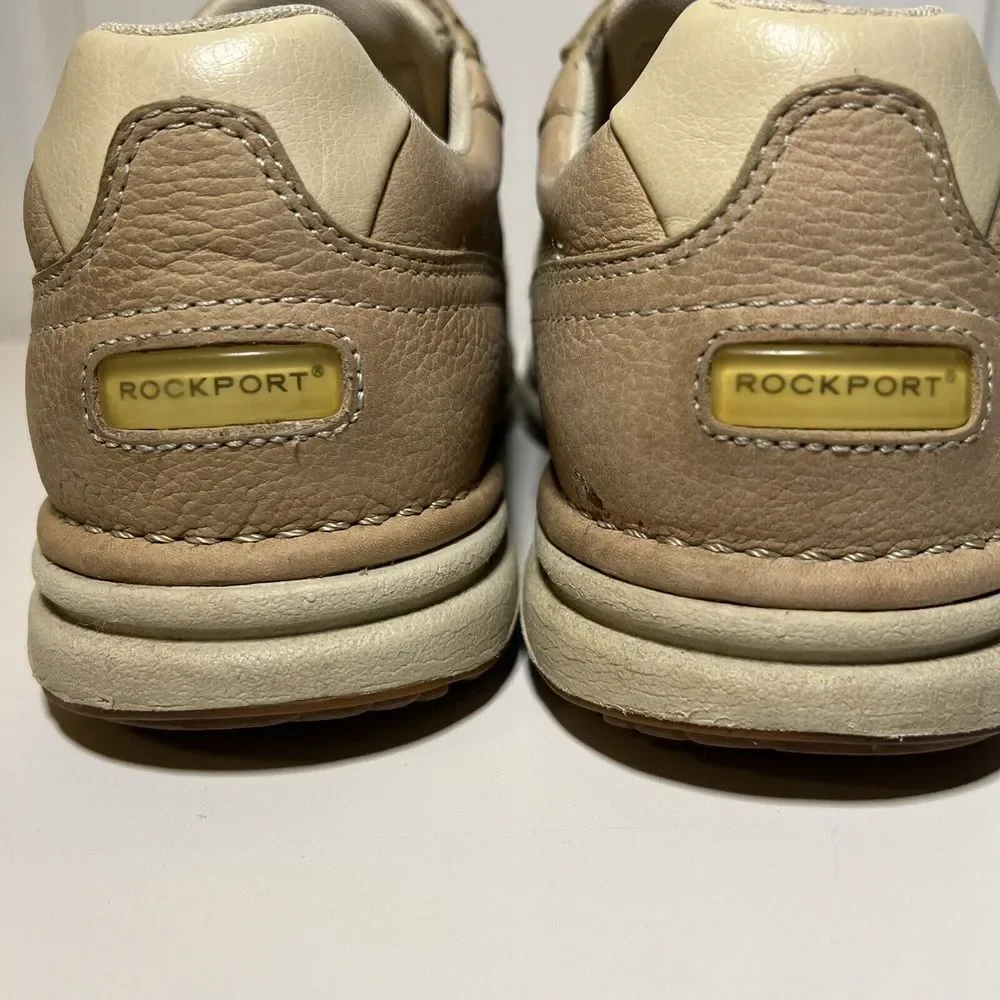 Rockport Prowalker Men's Comfort Casual Walking Shoes Size 10.5‎ Leather Tan